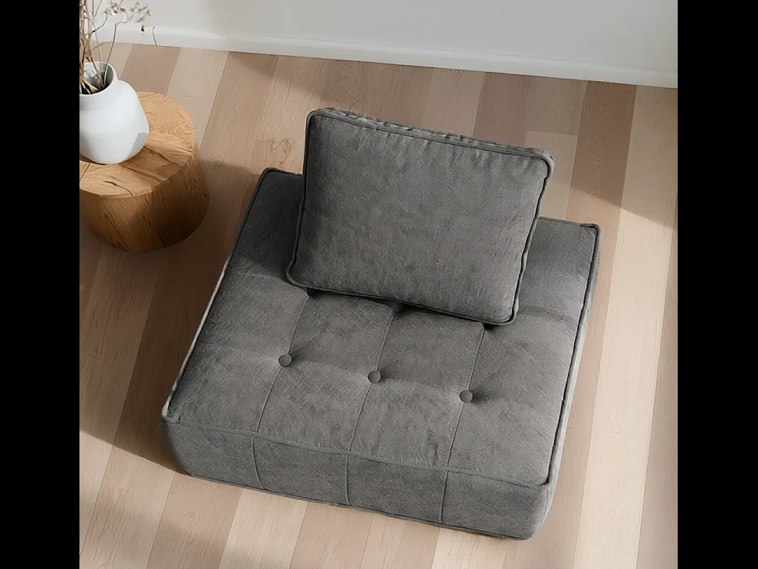 Poltrona Zen 1 lugar - cinza^ Poltrona