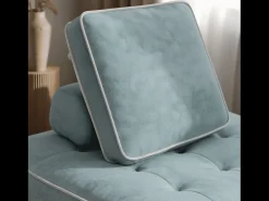 Poltrona| Poltrona Zen 1 lugar - sálvia e branco Verde claro
