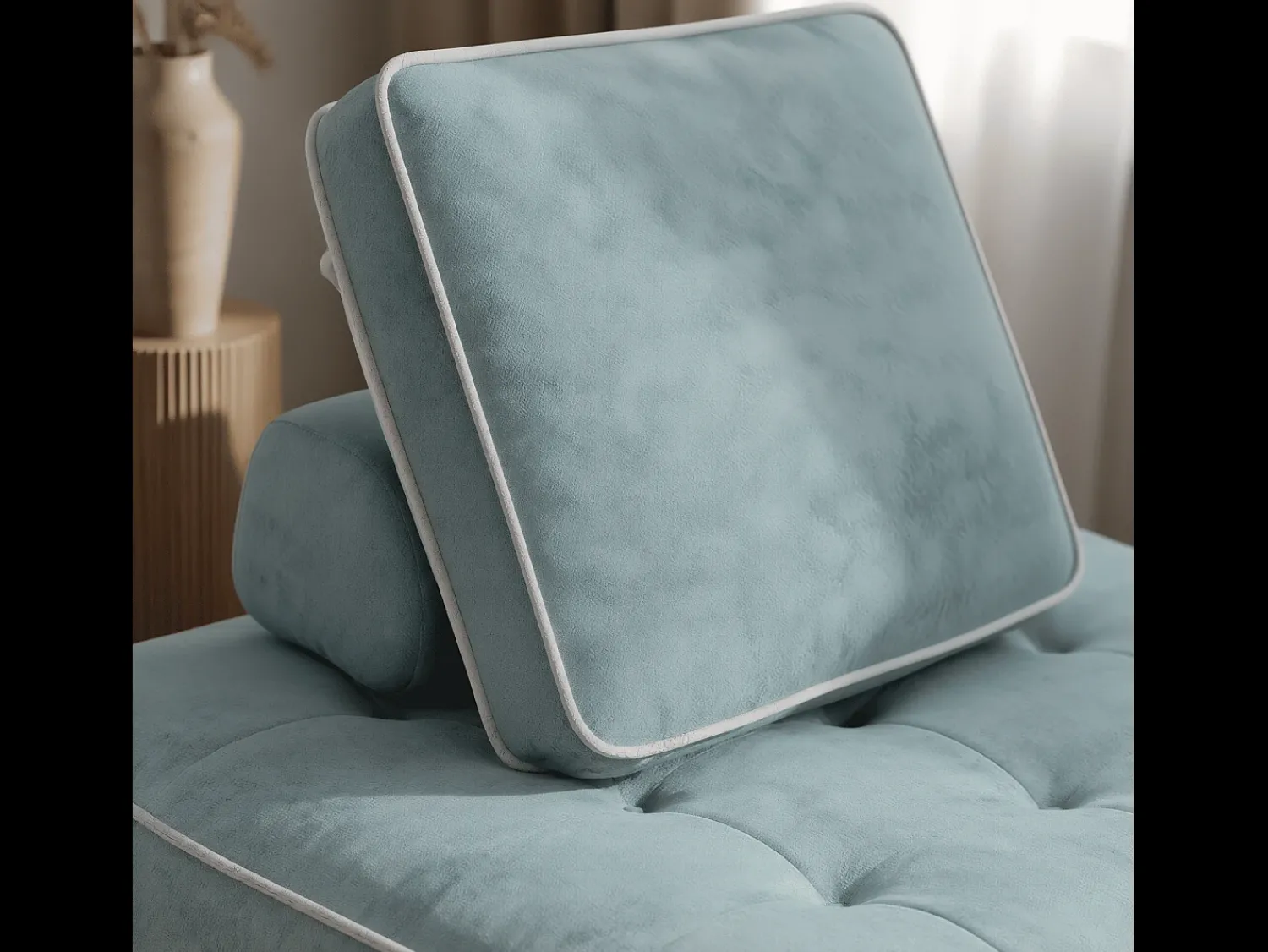 Poltrona| Poltrona Zen 1 lugar - sálvia e branco Verde claro
