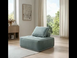 Poltrona| Poltrona Zen 1 lugar - sálvia e branco Verde claro