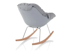 Poltrona| Poltrona ZEN com cadeira de baloiço cinzenta Cinzento claro