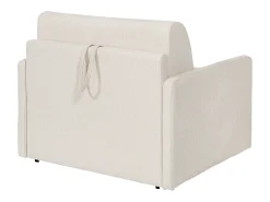 Poltrona|Vente-unique Poltrona-cama conversível express em tecido - Dormir 100 cm - Colchão de 14 cm - CALIFE Bege