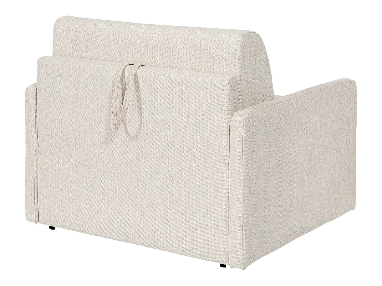 Poltrona|Vente-unique Poltrona-cama conversível express em tecido - Dormir 100 cm - Colchão de 14 cm - CALIFE Bege