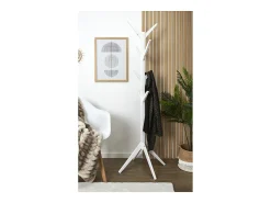 Sale The Home Deco Factory Porta-casacos Árvore Branca 178cm Design Moderno em Bambu Branco