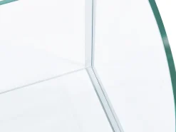 Acessórios De Arrumação|Vente-unique Porta-revistas em vidro temperado transparente e cinza - DUSILLA Transparente / Cinzento