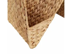 Acessórios De Arrumação|vidaxl Porta-revistas 31x31x31 cm jacinto de água Castanho