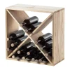 New Porta-vinhos Loreo X madeira marrom claro