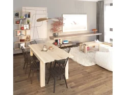 Clearance duehome Prateleira alta Zoe Roble Canadian Castanho