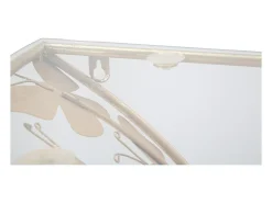 Prateleira Borboleta 19, Ouro, 44,5x24,5x34,5 cm, Kendra Home^ Prateleira