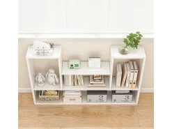 Prateleira| PRATELEIRA BRANCA ESTANTE DE PAREDE MODERNA LOFT PARA LIVROS SALA DE ESTAR ABERTA 100 CM Branco