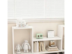 Prateleira| PRATELEIRA BRANCA ESTANTE DE PAREDE MODERNA LOFT PARA LIVROS SALA DE ESTAR ABERTA 100 CM Branco