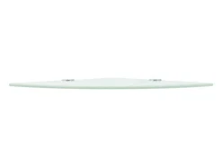 Prateleira| Prateleira canto, suportes cromados, vidro 35x35cm PT317383 Branco