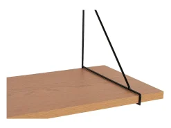 Online Prateleira Chiba, Castanho, 29x120x31 cm, Kendra Home Preto