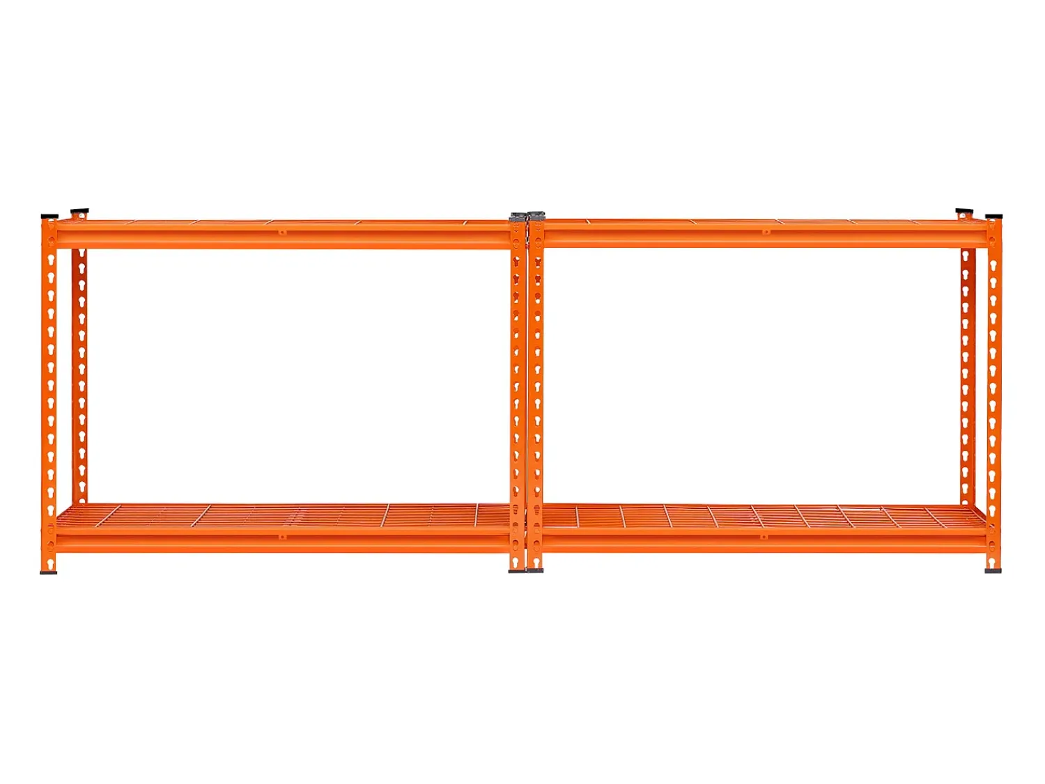 Best Prateleira de armazenamento SucceBuy, Prateleira de Garagem Ajustável de 4 Níveis, Robusto 1089kg Cor de laranja