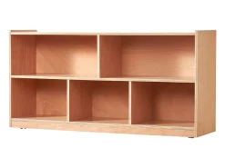 Best Prateleira de Armazenamento SucceBuy com 5 Compartimentos, 2 Prateleiras, para A Casa, A Escola Castanho