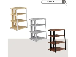 Vicco Prateleira de armazenamento carvalho rústico/ 61x53x78 tonar^ Prateleira