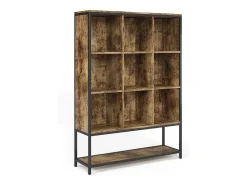 Hot Vicco Prateleira de armazenamento carvalho rústico 100x30x140 fyrk Natural escuro