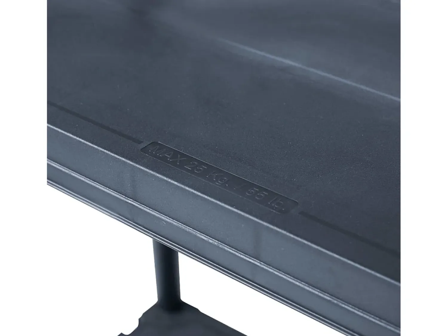 Clearance Helloshop26 Prateleira de armazenamento 125 kg 60 x 30 x 180 cm plástico 02_0000635 Preto