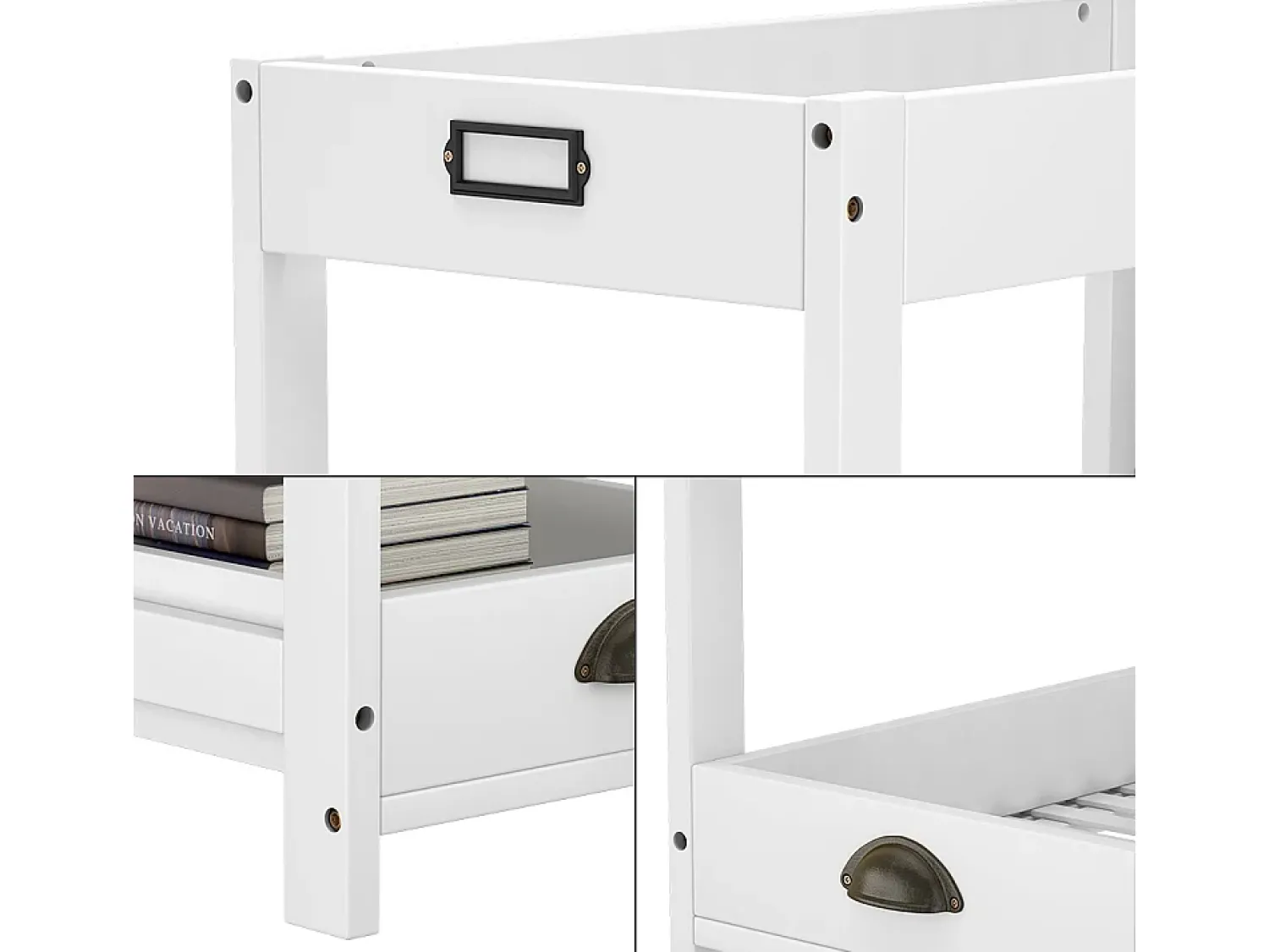 Vicco Prateleira de arrumação 33x66x66 legum^ Prateleira