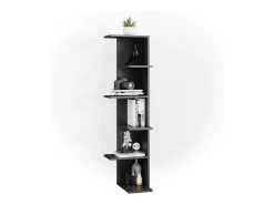 Prateleira|Vicco Prateleira de canto antracite 37x37x140.1 tera Cinza antracite