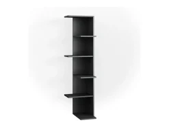 Prateleira|Vicco Prateleira de canto antracite 37x37x140.1 tera Cinza antracite