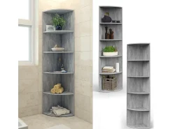 Sale Vicco Prateleira de canto betão 40x40x180 ecki Cinzento claro