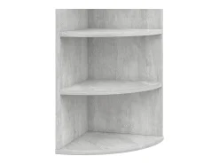 Prateleira|Vicco Prateleira de canto betão 30x30x60 ecki Cinzento claro