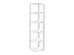 Outlet Vicco Prateleira de canto 45x45x180 amina Branco