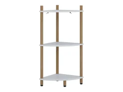 Vicco Prateleira de canto /pinheiro 29x29x72 bivio^ Prateleira