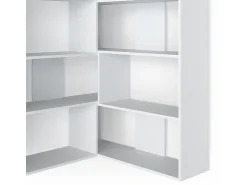 Prateleira*Vicco Prateleira de canto 170x29.6x142.4 laine Branco