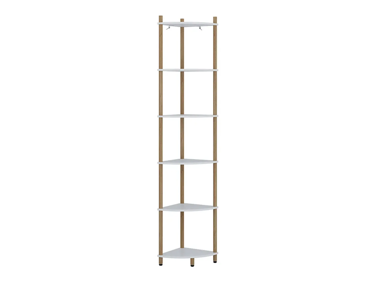 Prateleira|Vicco Prateleira de canto /pinheiro 29x29x163.5 bivio Branco