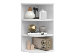 Best Vicco Prateleira de canto 30x30x60 ecki Branco