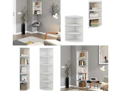 Hot Vicco Prateleira de canto 40x40x180 fabienne Branco