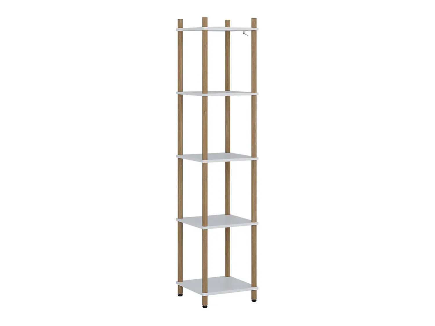 Prateleira|Vicco Prateleira de canto /pinheiro 30x30x133 bivio Branco