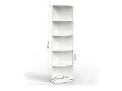 Vicco Prateleira de canto 40x40x180 ecki^ Prateleira