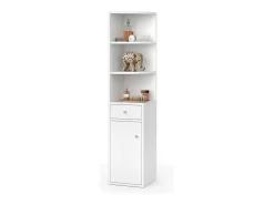 Prateleira|Vicco Prateleira de canto 30x30x135.5 larry Branco