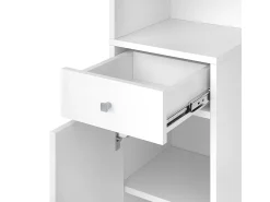 Prateleira|Vicco Prateleira de canto 30x30x135.5 larry Branco
