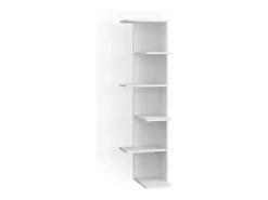 Discount Vicco Prateleira de canto 37x37x140.1 tera Branco