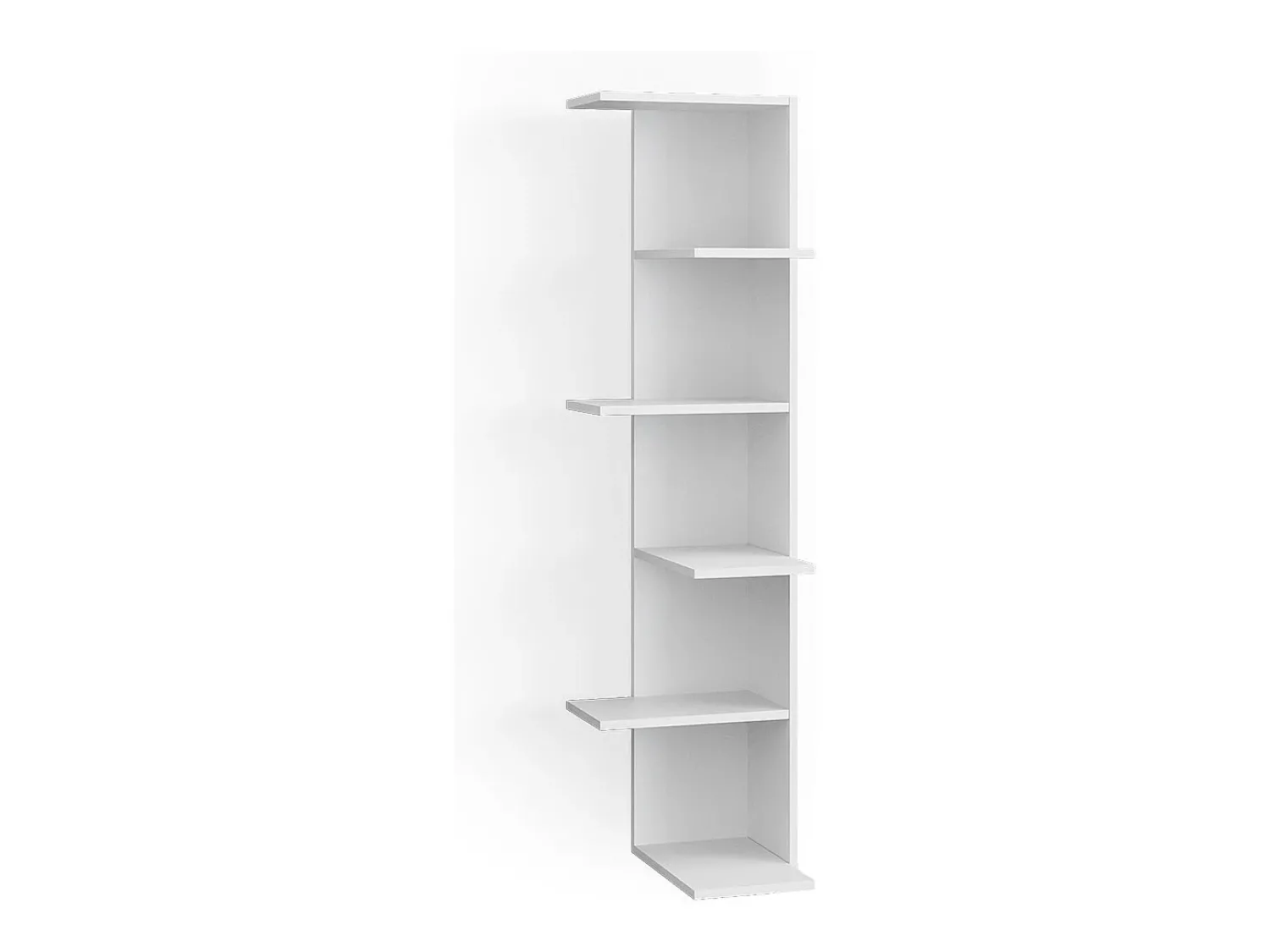Discount Vicco Prateleira de canto 37x37x140.1 tera Branco