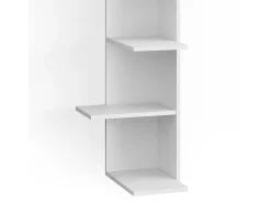 Discount Vicco Prateleira de canto 37x37x140.1 tera Branco