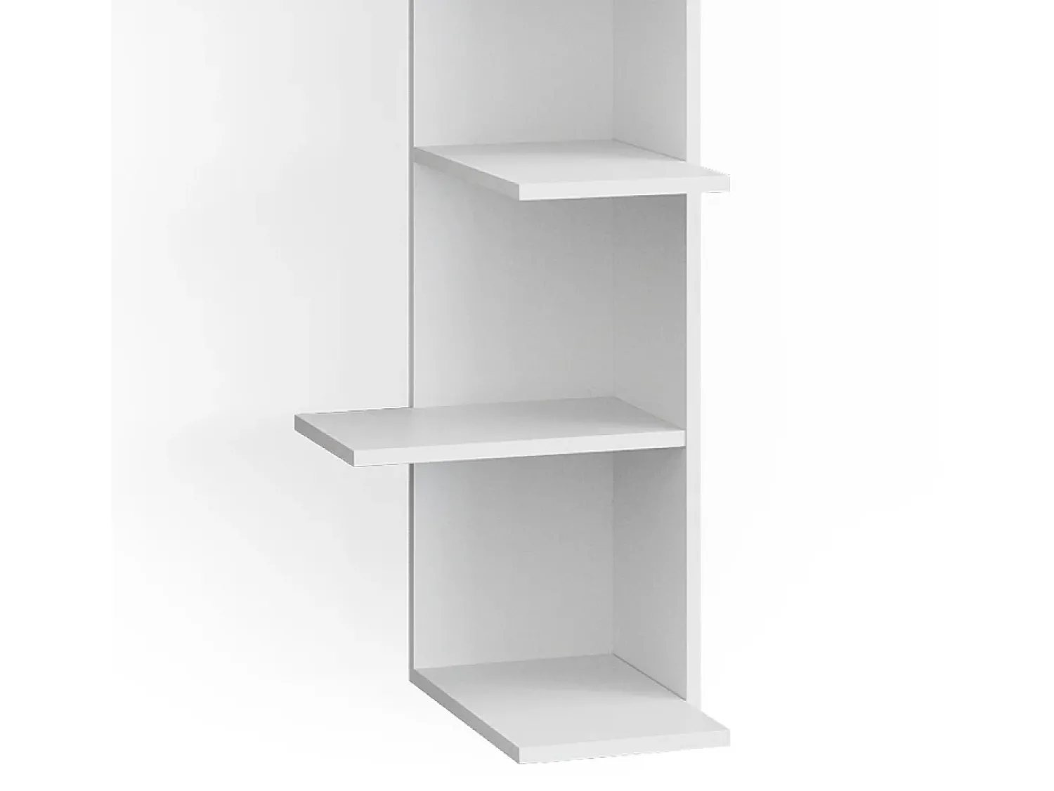 Discount Vicco Prateleira de canto 37x37x140.1 tera Branco