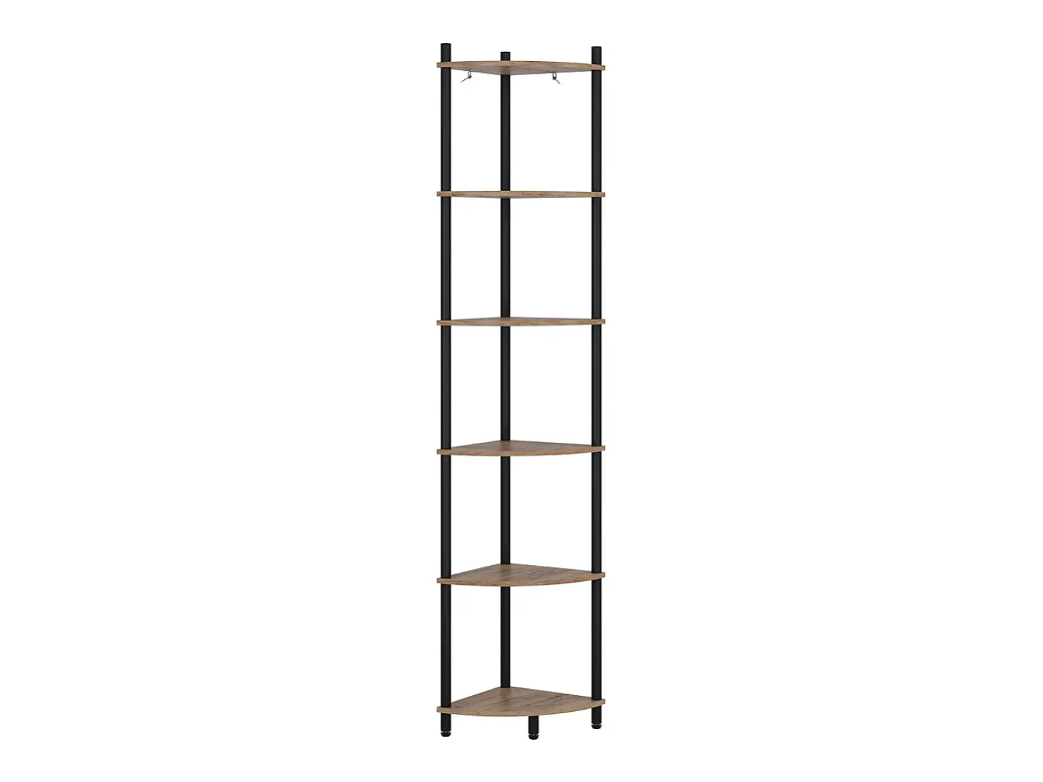 Vicco Prateleira de canto carvalho goldkraft/antracite 29x29x163.5 bivio^ Prateleira