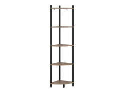 Prateleira|Vicco Prateleira de canto carvalho goldkraft/antracite 29x29x133 bivio Natural escuro