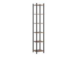 Vicco Prateleira de canto carvalho goldkraft/antracite 30x30x163.5 bivio^ Prateleira