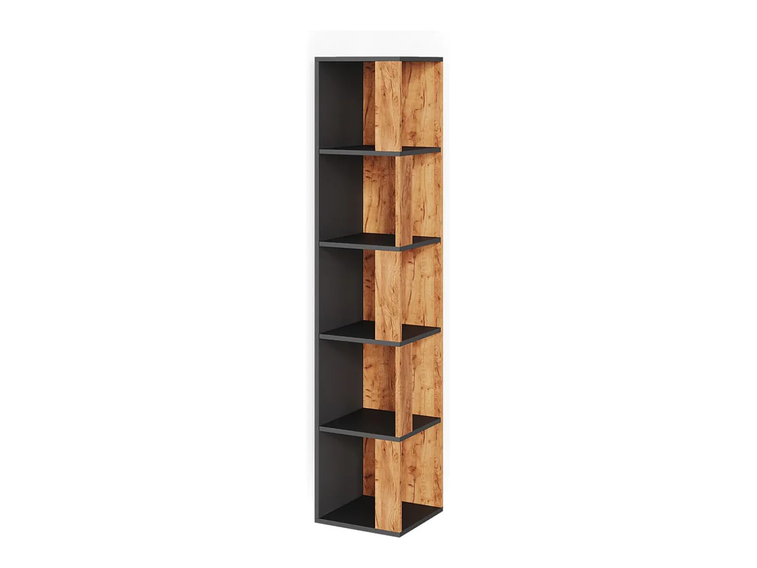 Vicco Prateleira de canto carvalho goldkraft 33.3x33.3x162.2 lio^ Prateleira