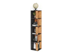 Vicco Prateleira de canto carvalho goldkraft 33.3x33.3x162.2 lio^ Prateleira