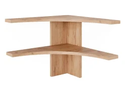 Prateleira|Vicco Prateleira de canto carvalho de areia 43.5x43.5x37 roman Natural claro