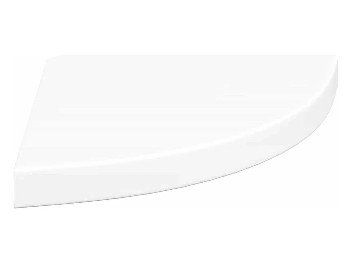 Prateleira|vidaxl Prateleira de canto flutuante branca 35x35x3,8 cm MDF Branco