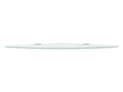 Prateleira|Mobikasa Prateleira de canto para armário com suportes cromados e vidro branco 35 x 35 cm 2702224/2 Transparente