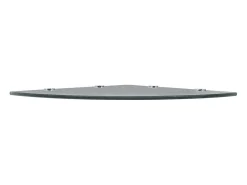 Prateleira*Mobikasa Prateleira de canto para armário com suportes cromados e vidro 45 x 45 cm 2702222/2 Preto
